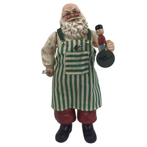 Vintage Possible Dreams Clothtique Workshop Santa Apron Toy Soldier 7" 1993